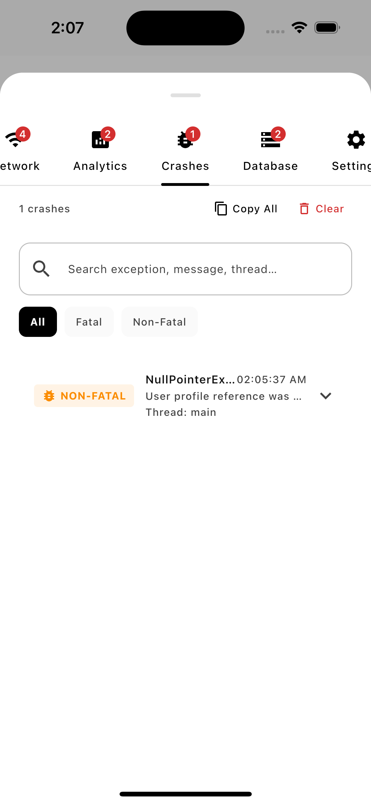 AELog Crashes