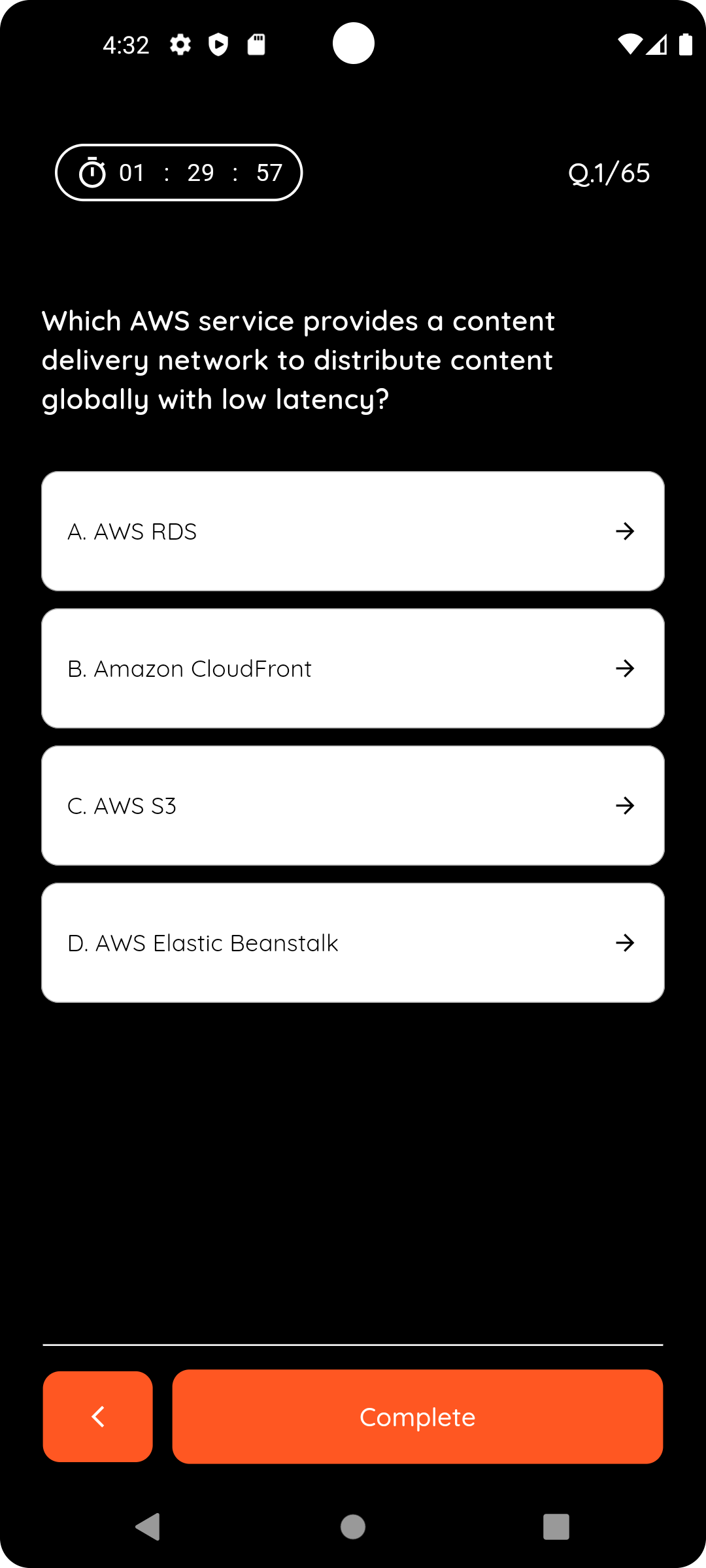Cloud Quizzer App